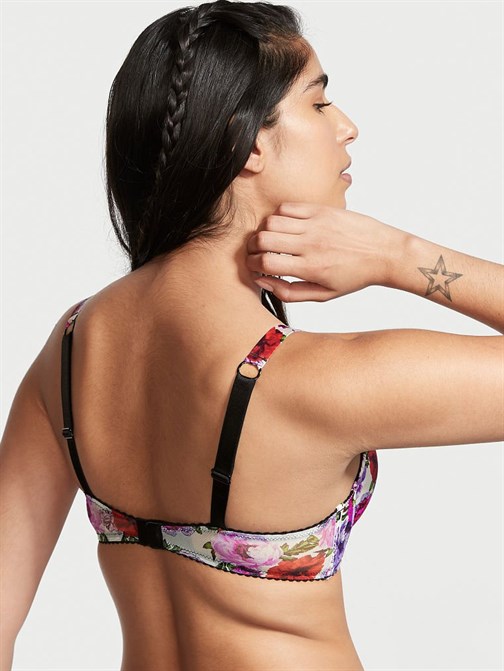 Very Sexy Saten Işıltılı Askılı Push-Up Sütyen