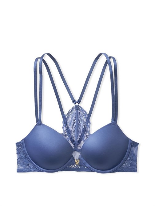 Very Sexy Sırtı Dantel Önden Kapamalı Push-Up Sütyen