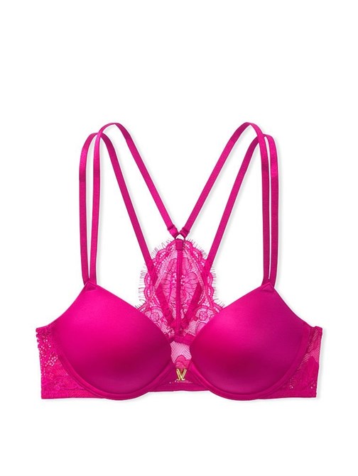 Very Sexy Sırtı Dantel Önden Kapamalı Push-Up Sütyen