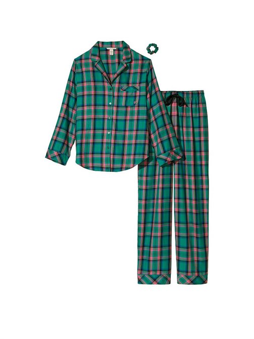 Flanel Uzun Pijama Takımı