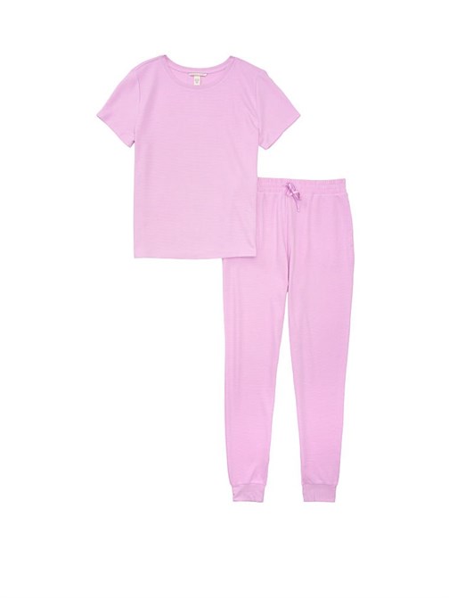 Glow Waffle Kısa Kollu Jogger Pijama Takımı