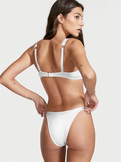 Işıltılı Askılı Bali Bombshell 2 Beden Büyük Gösteren Push-Up Bikini Üstü