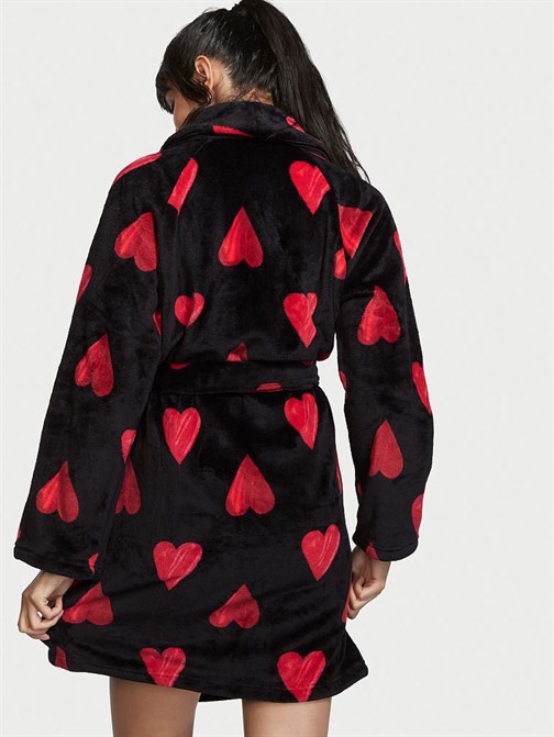 Victorias Secret Logolu Kısa Cozy Sabahlık