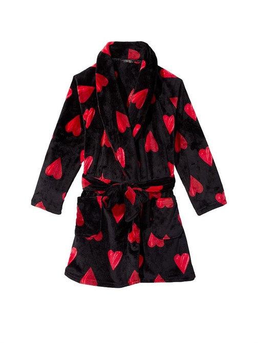 Victorias Secret Logolu Kısa Cozy Sabahlık