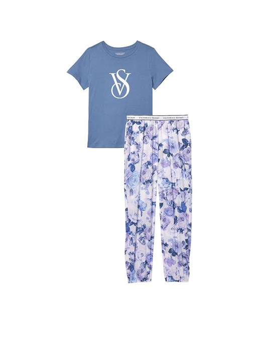 Victorias Secret Pamuklu Jogger Tee-jama