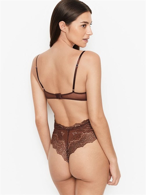 Victorias Secret Wicked Pırıltılı Balkonet Teddy