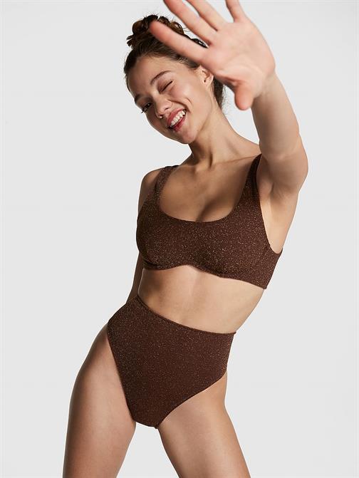 Yüksek Bel Cheeky Bikini Altı