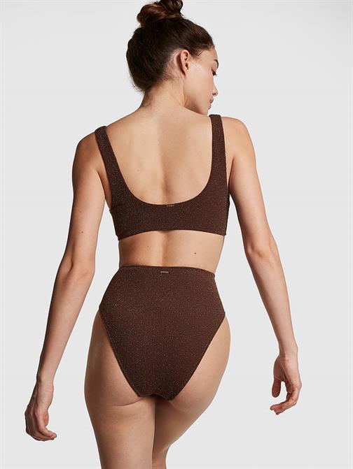 Yüksek Bel Cheeky Bikini Altı