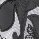 Luxe Lingerie Dolgusuz Çiçekli Nakışlı Demi Sütyen