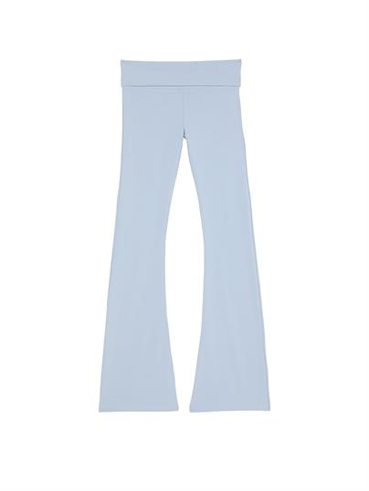 All-Day Beli Katlanabilen Pamuklu Flare Tayt
