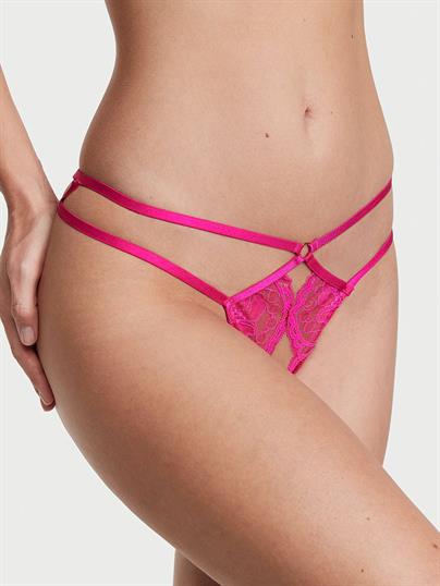 Askılı Dantelli Tanga