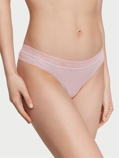 Beli Dantelli Pamuklu Tanga