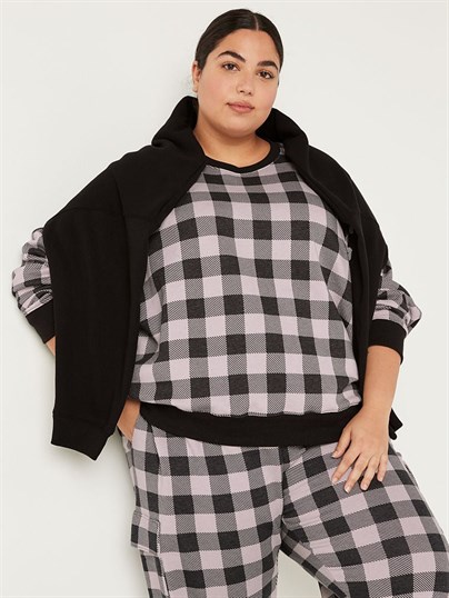 BİSİKLET YAKA POLAR SWEATSHIRT