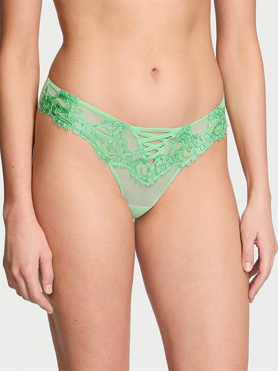 Boho Çiçek İşlemeli Brazilian Külot