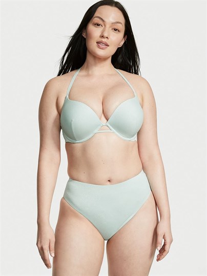 Bombshell 2 Beden Büyük Gösteren Push-Up Bikini Üstü