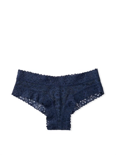 Çiçekli Dantel Cheeky Külot