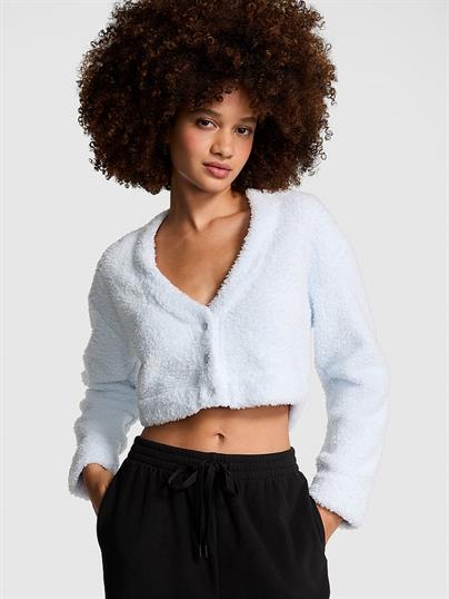Co-ZZZy Pelüş Crop Hırka
