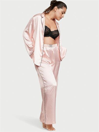 Damla Saten Pijama Takımı