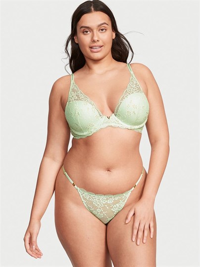 Dantel Detaylı Ayarlanabilir Askılı Bikini Külot