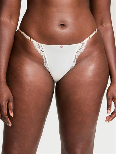 Dantel Kenarlı Ayarlanabilir İpli Bikini Külot
