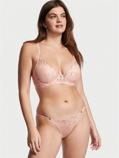 Dantelli Ayarlanabilir Askılı Bikini Külot