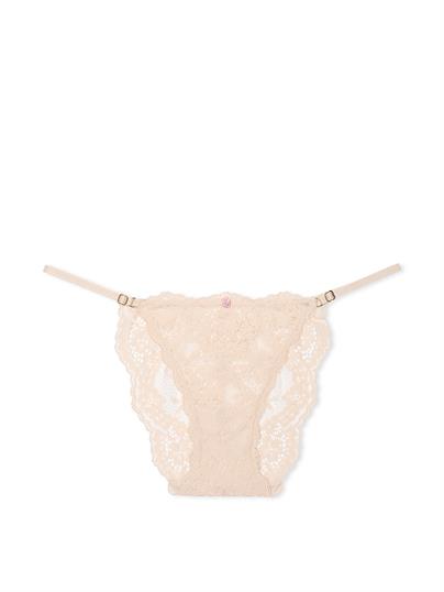 Dantelli Ayarlanabilir Askılı Bikini Külot