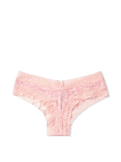 Victoria's Secret Esnek Pamuklu Bel Kısmı Dantelli Cheeky Külot