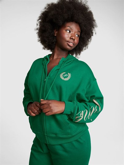 Everyday Fermuarlı Kapüşonlu Polar Sweatshirt