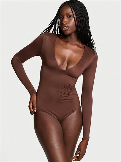 FeatherSoft™ BODYWEAR V Yakalı Body