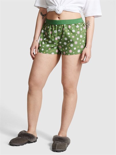 Flannel Boxy Pajama Shorts