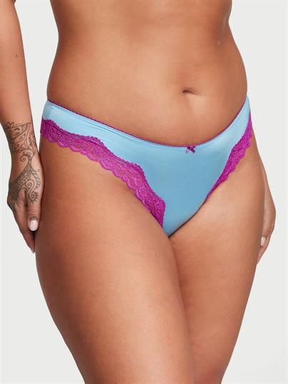 Fun & Flirty Dantelli Derin Bacak Kesimli Scoop Tanga