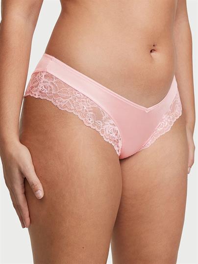 Gül Dantelli Derin Bacak Kesim Cheeky Külot