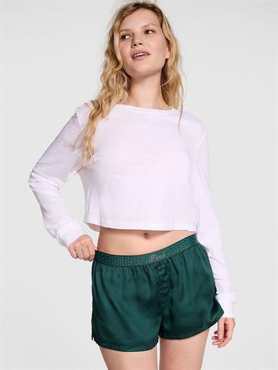 İpeksi Işıltılı Pijama Şortu