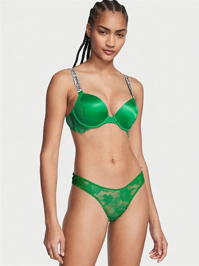 Işıltılı Askılı Cut Out Detaylı Tanga