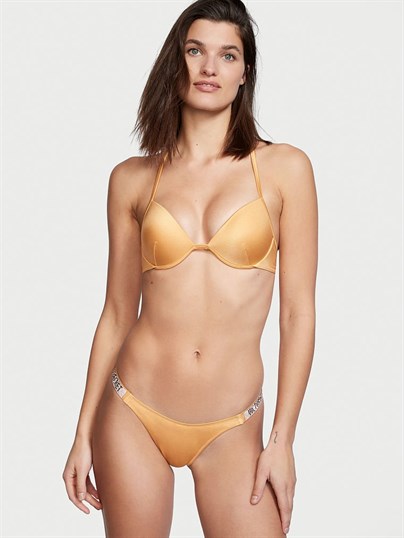 Işıltılı Askılı Malibu Fabulous Push-up Bikini Üstü