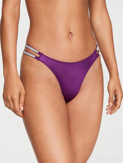 Işıltılı Çift Askılı Smooth Tanga
