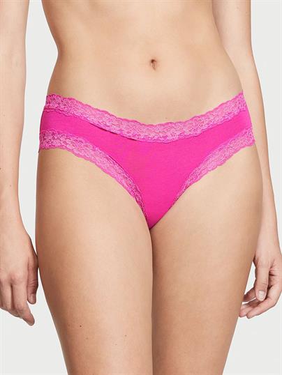 Işıltılı Dantel Pamuklu Cheeky Külot