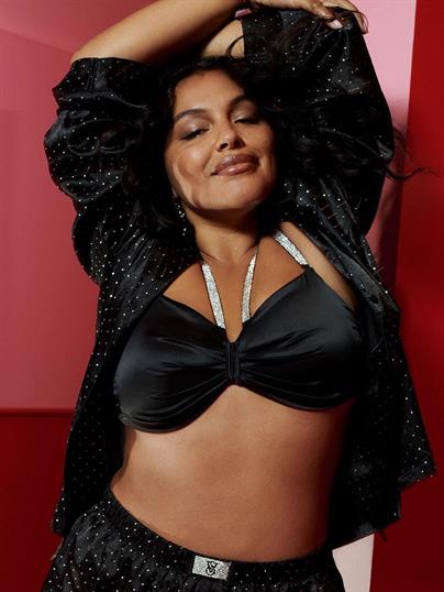 Işıltılı Fiyonklu Saten Bralet