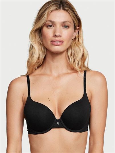 Işıltılı Logolu Pamuklu Perfect Shape Push-Up Sütyen