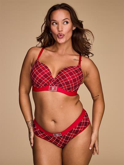 Işıltılı Logo Detaylı Push-Up Perfect Shape Sütyen