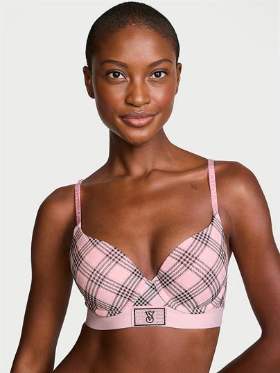 Işıltılı Logo Detaylı Push-Up Perfect Shape Sütyen
