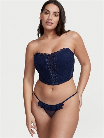 Fisto Detaylı Askılı Bikini Külot