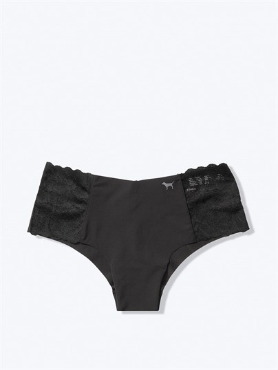 Lace Trim No-Show Cheekster
