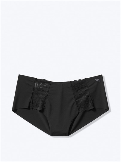 Lace Trim No-Show Hipster