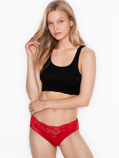 Body by Victoria Bel Kısmı Dantelli Hiphugger Külot