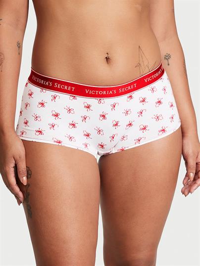 Logo Pamuklu Boyshort Külot