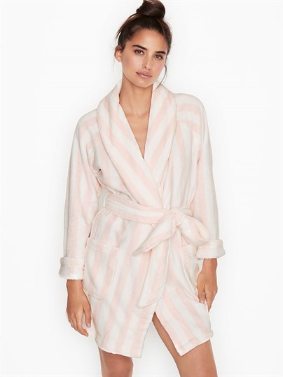 Logo Short Cozy Robe