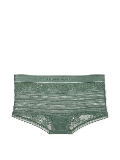 Logolu Dantelli Boyshort Külot