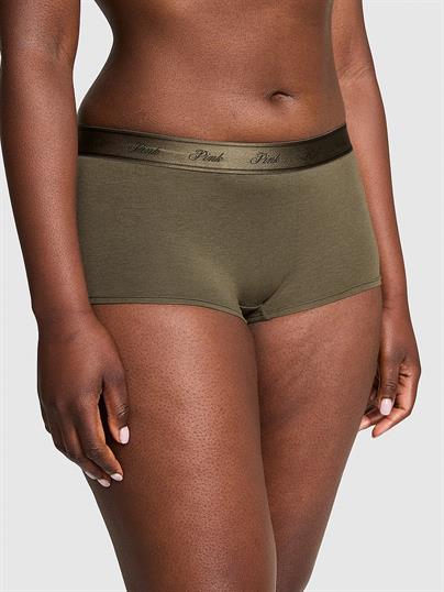 Logolu Pamuklu Boyshort Külot