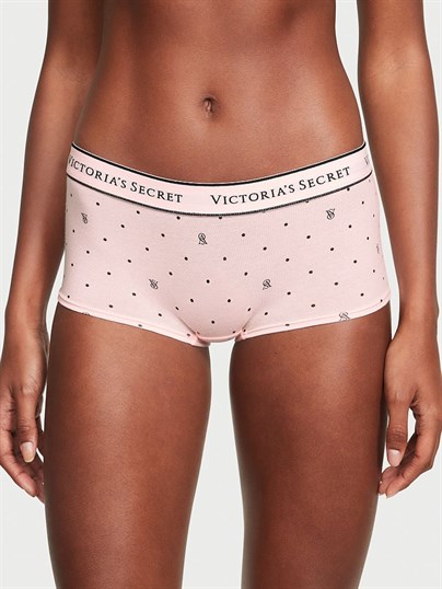 Logolu Pamuklu Boyshort Külot